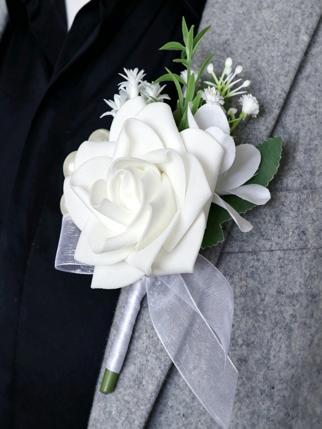 Whites & Green Wedding Essentials Bundle — Bridal Party Flowers