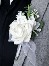 Whites & Green Wedding Essentials Bundle — Bridal Party Flowers