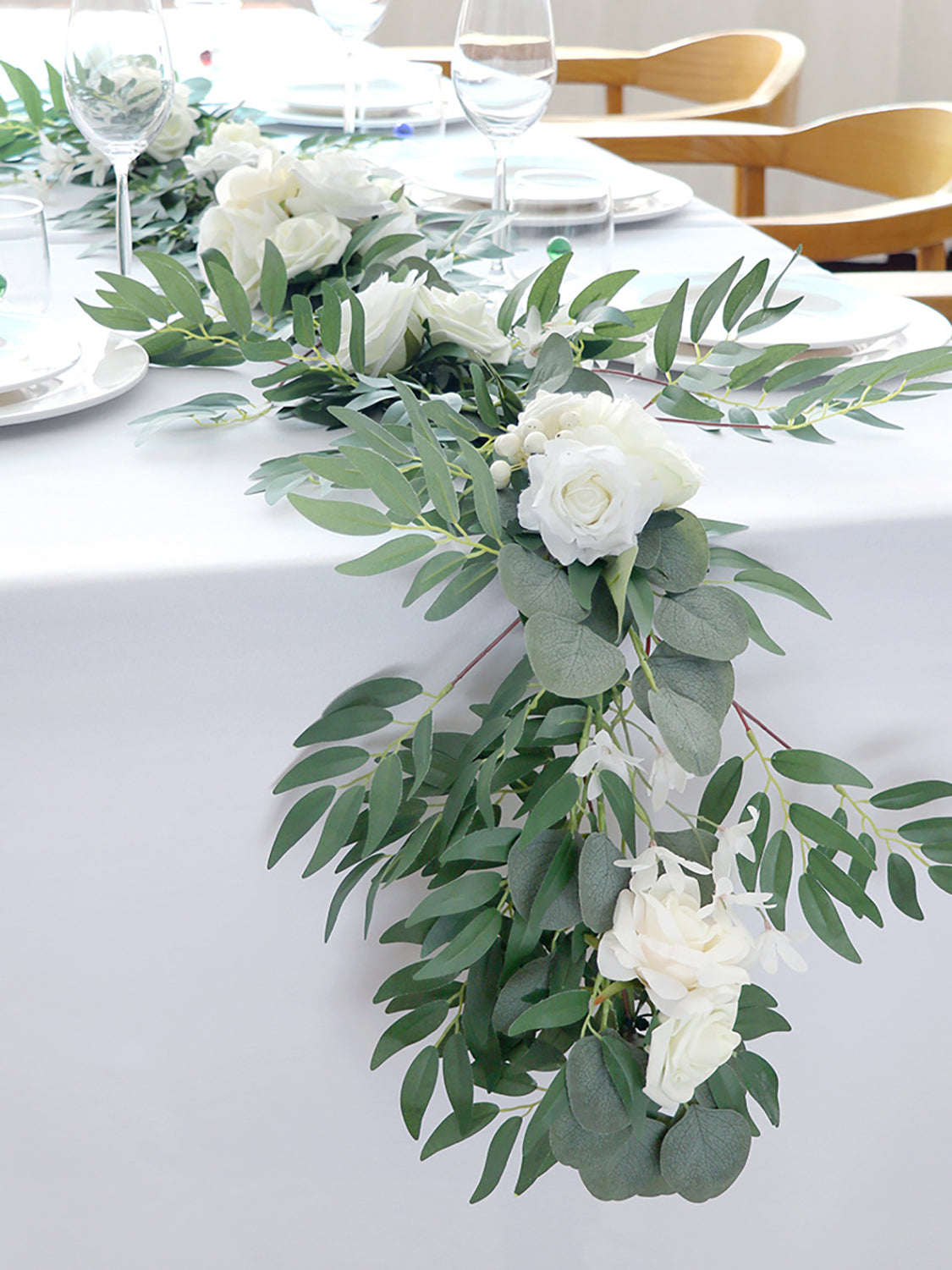 Whites & Green Complete Wedding Bundle — Wedding Venue Décor
