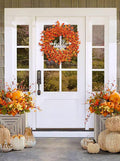 Autumn Forsythia Door Wreath - 22